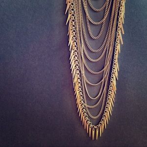 SOLD Jenny bird layered multi strand long necklace